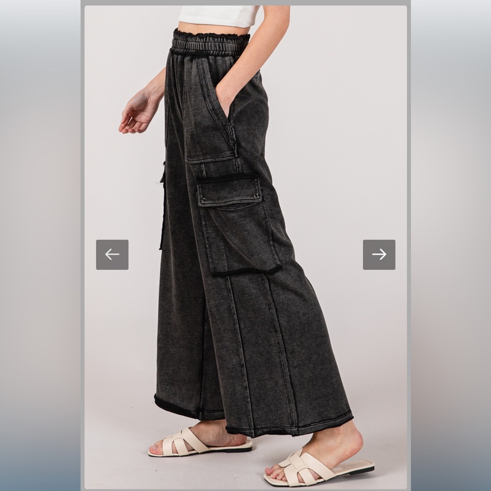 # 231 Mineral Washed Top Utility Pants - Picture 3 of 5